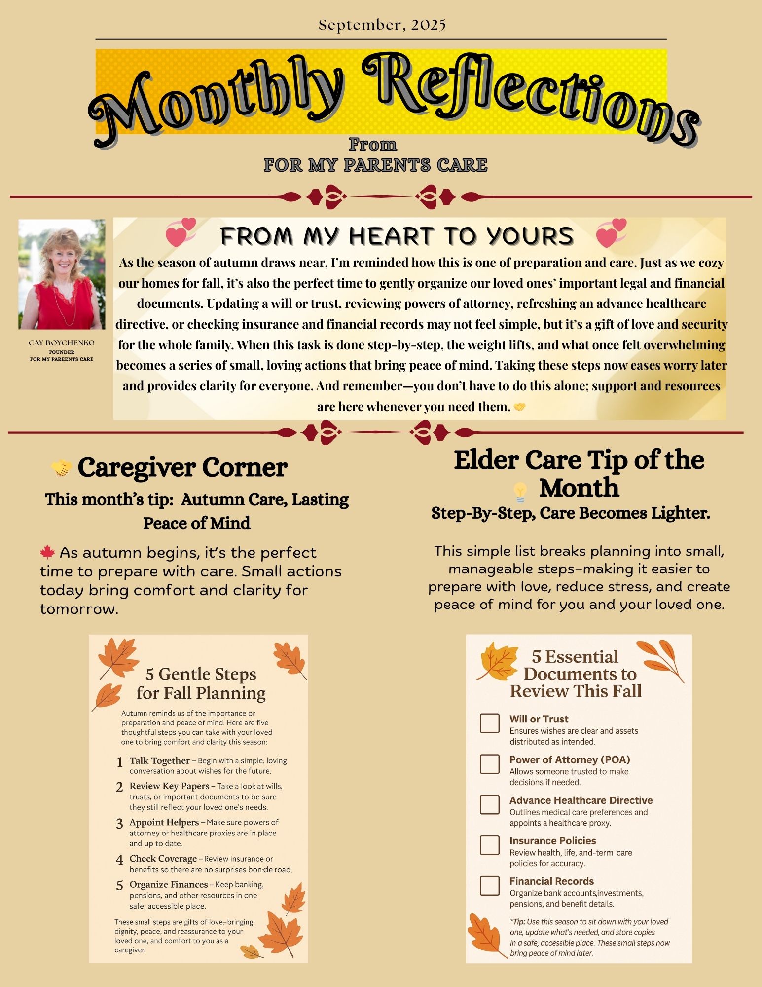 Montbly Reflections September 2025 Page 1