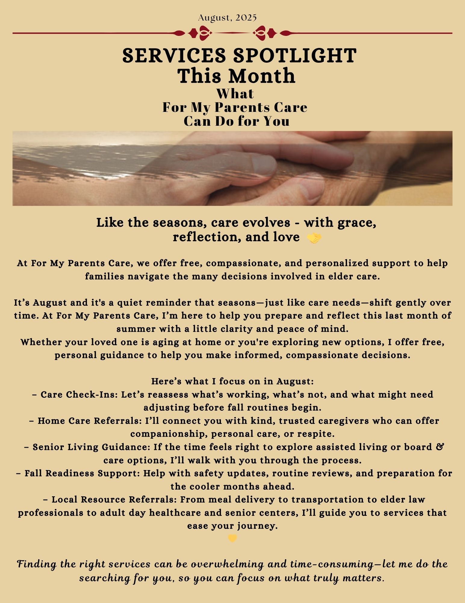 Monthly Reflections August 2025 Page 2