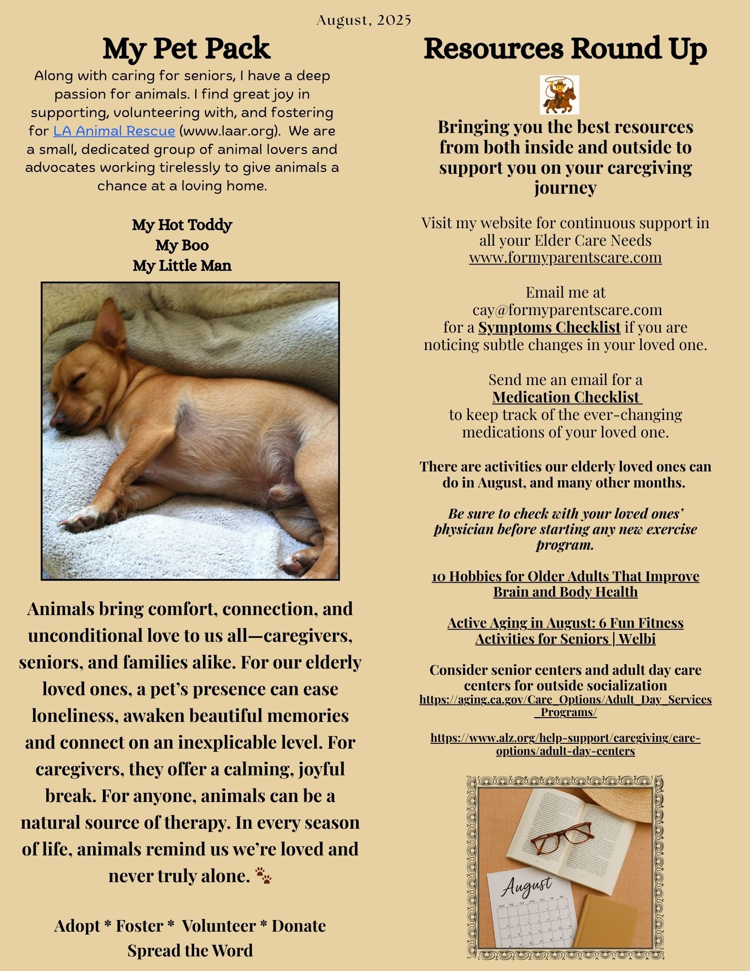 Monthly Reflections August 2025 Page 3