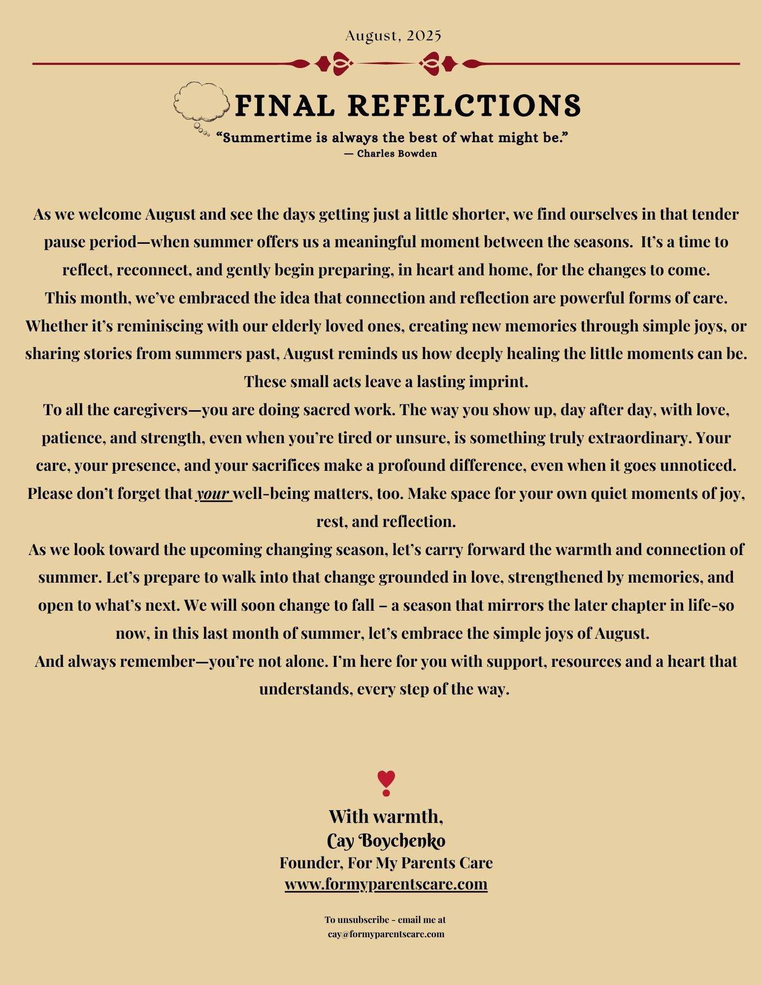 Monthly Reflections August 2025 Page 4